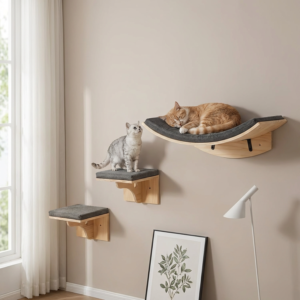 NIVO – Modular Cat Wall Lounger Set