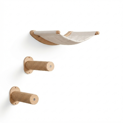 VELA – Cat Wall Hammock & Grip Step System