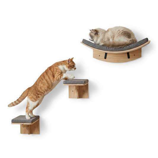 NIVO – Modular Cat Wall Lounger Set