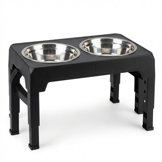 PetEase – Adjustable Elevated Dog Feeder Stand