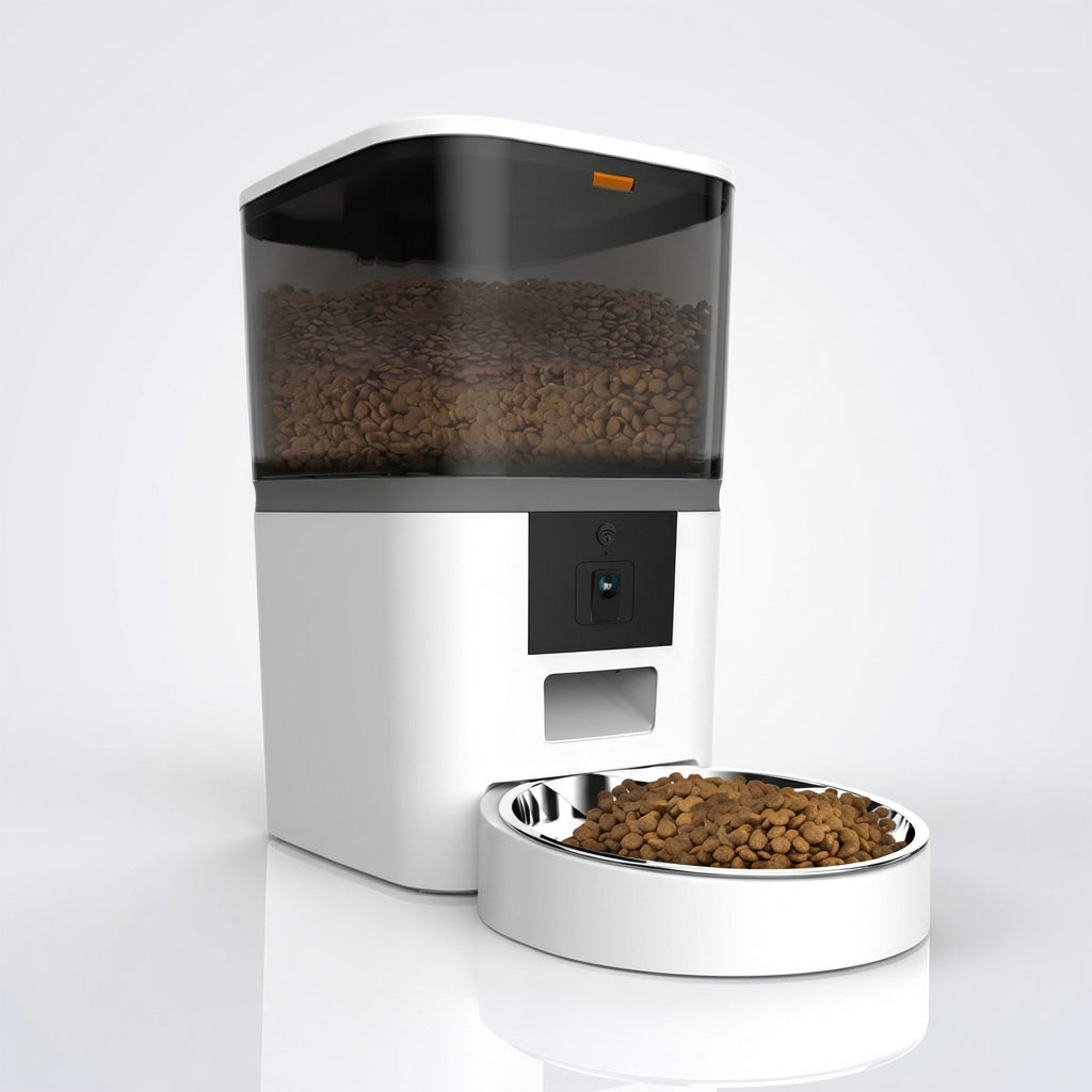 SmartFeed Cam – Automatic Pet Feeder with Camera