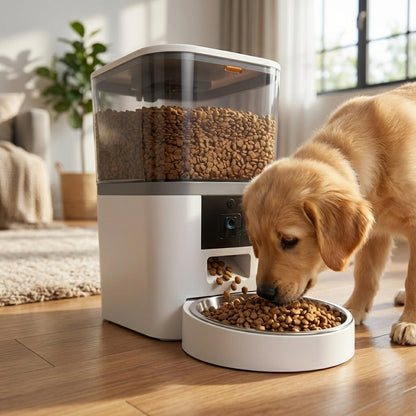 SmartFeed Cam – Automatic Pet Feeder with Camera